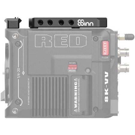 8Sinn Top Plate + 8Sinn NATO Rail for RED Komodo / V-Raptor - zestaw, szyna NATO i górna płytka do RED Komodo i V-Raptor_Płytka i szyna z boku_4